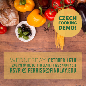 Czech Cooking Demo @ Buford Center for Diversity and Service