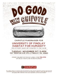 Chipotle Fundraiser for UF Habitat for Humanity @ Chipotle | | |