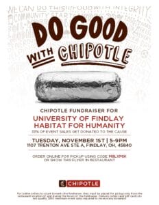 Chipotle Fundraiser for UF Habitat for Humanity @ Chipotle |  |  | 